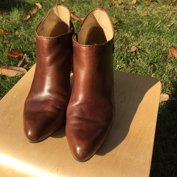 Cole Haan pointed toe zip booties - Picture 2 of 11